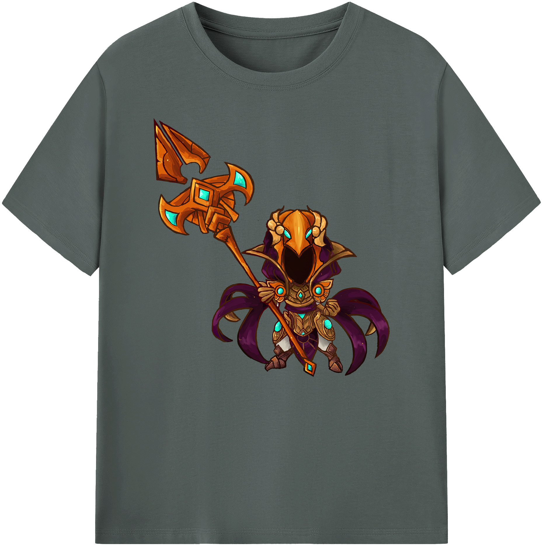 リーグ・オブ・レジェンド League of Legends LOL 綿100％ メンズ半袖Tシャツ｜肌触りやわらか＆通気性